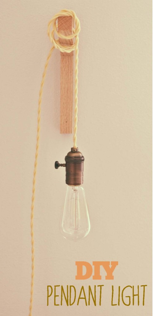 DIY pendant light | cogs and cupcakes