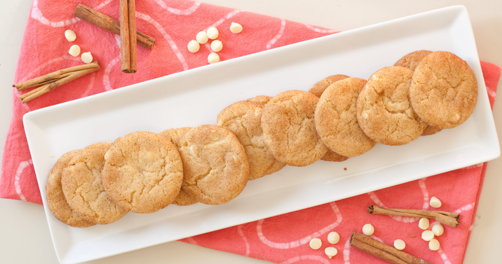 white chocolate chips snickerdoodles | cogs & cupcakes