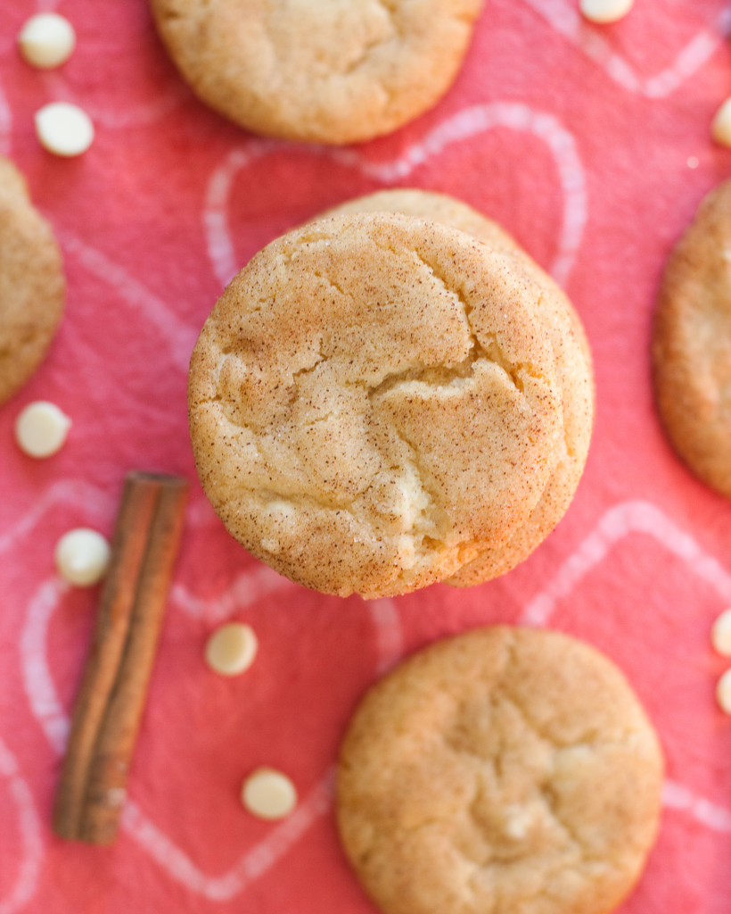 white chocolate chips snickerdoodles | cogs & cupcakes