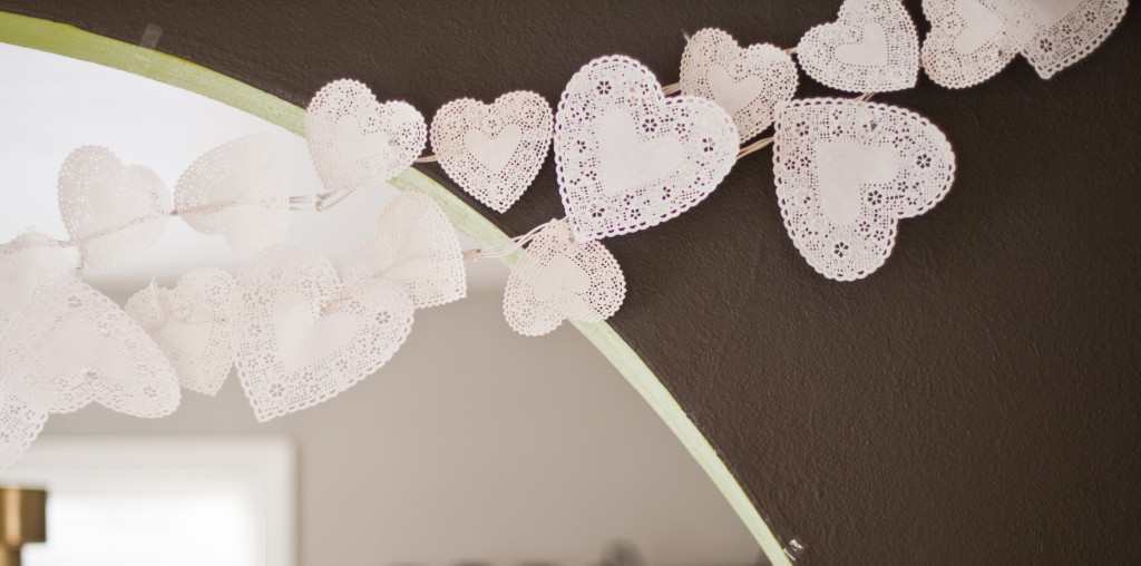 doily string lights | cogs & cupcakes